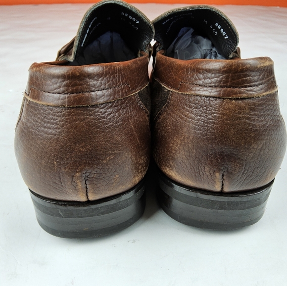 Meslan Men Mantegna Slip on Loafer Brown Suede Leather 8 (lot 1225) main image 4